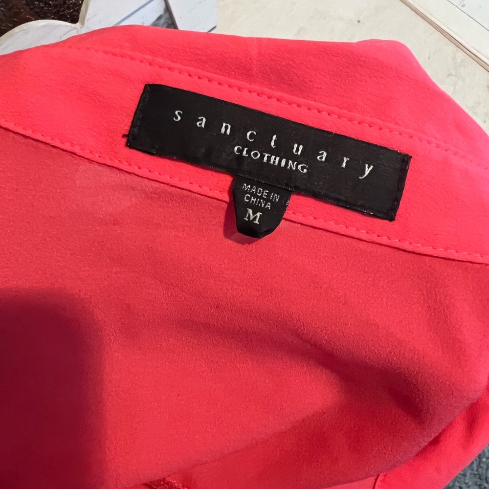 Sanctuary red long sleeve